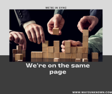 We’re On The Same Page